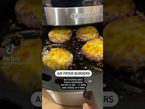 Air Fryer Burger for the lazy #shorts