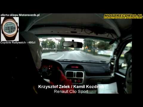 Zelek / Kozdroń - 45 Rajd Krakowski - onboard - prolog Myślenice - Renault Clio Sport - VIO POV