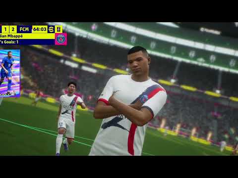 PSG vs FC Metz (1-4) match day1 ⚽🏆#score #efootball #championsleaguematch 