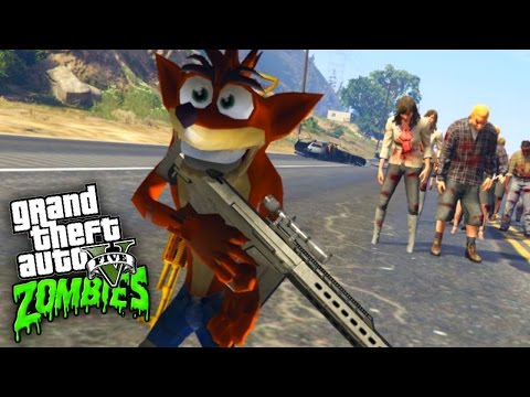 Crash & EL REFUGIO ANTI-ZOMBIES! (GTA 5 ZOMBIES - EP2 T1) Lechu