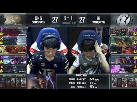 Uzi Plays Vayne Top VS Mundo   IG VS RNG Game 2 Highlights   2018 LPL Summer W3D5