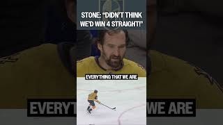 STONE: "You have to put 'em away" ????