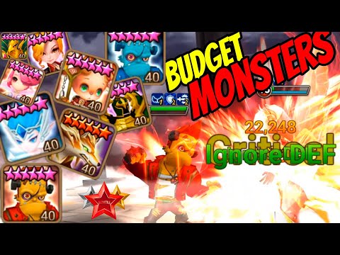 Wonderful Tactics with BUDGET Monsters in Summoners War