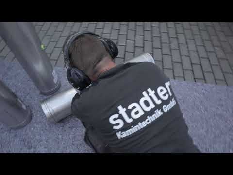 Kaminsanierung einer Heizanlage in einem Mehrfamilienhaus