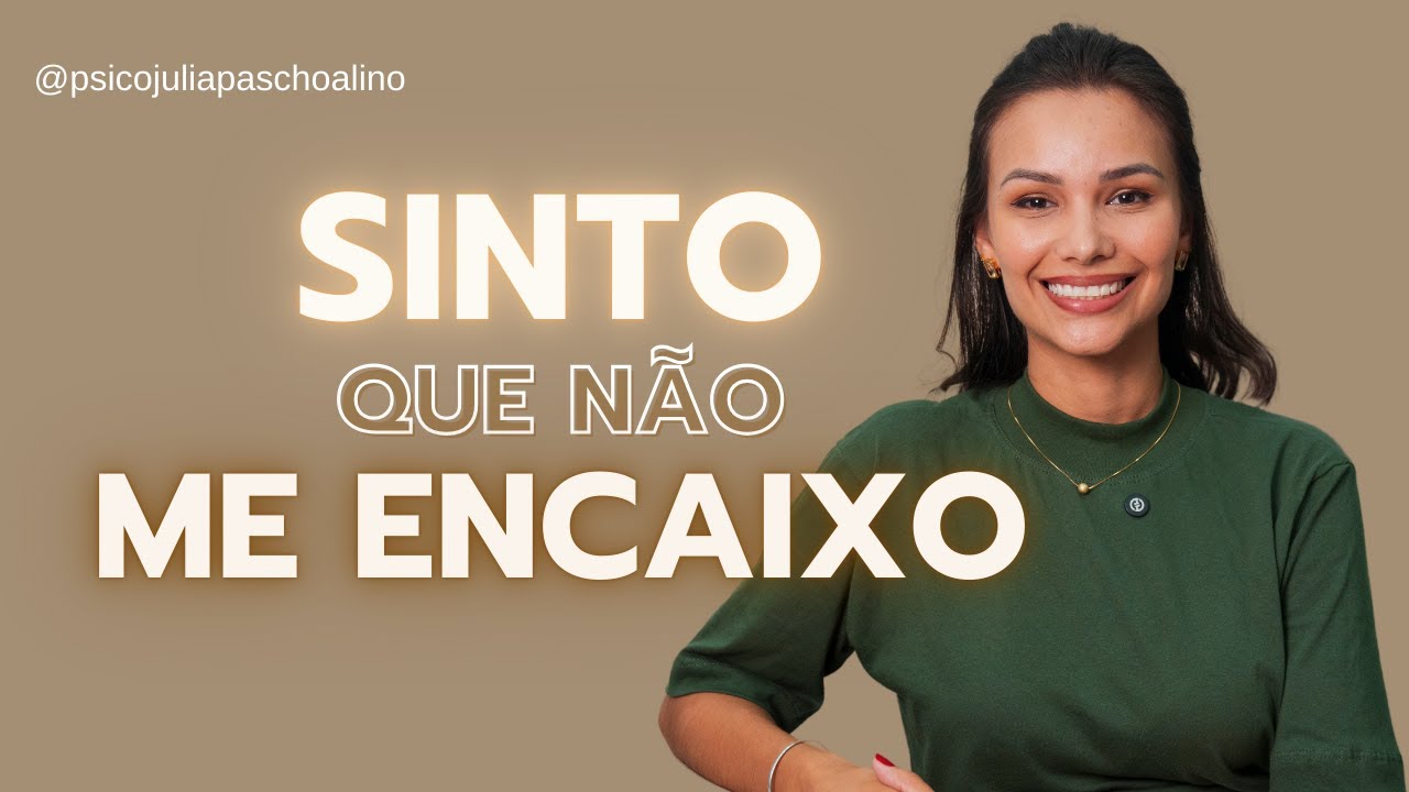 Me sinto diferente de todos - Esquema de Isolamento Social