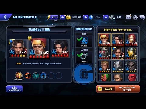 Alliance Battle: Extreme - Blast Male | Marvel: Future Fight
