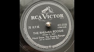 78 Records - The Rhumba Boogie - Hank Snow