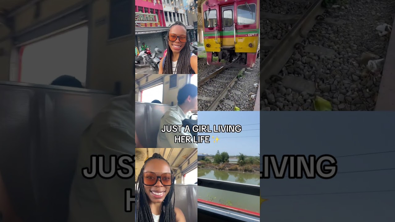not us casually hopping on trains in thailand 😭🇹🇭