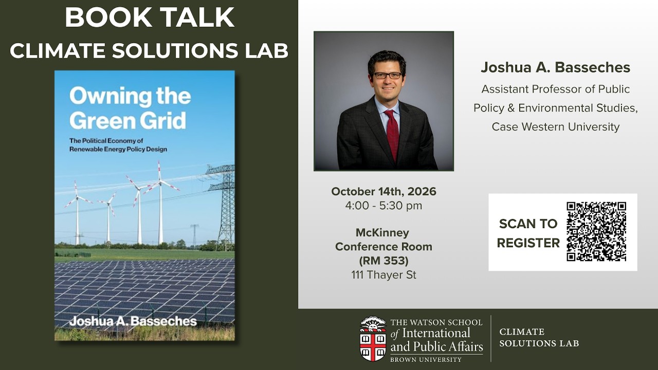 Joshua A. Basseches - Owning the Green Grid: The Political Economy of Renewable Energy Design