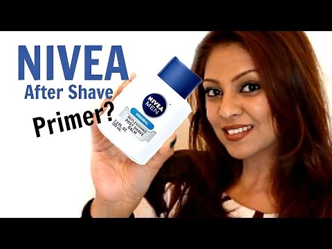 BEST Primer Ever?! │ Nivea Men's After Shave Balm as PRIMER First Impression, Review, Results Video