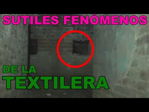 SUTILES FENÓMENOS DE LA TEXTILERA - ALBERTO DEL ARCO