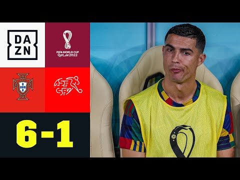Ohne Ronaldo! Dreifacher Ramos lässt Schweiz keine Chance: Portugal - Schweiz 6:1 | WM 2022 | DAZN