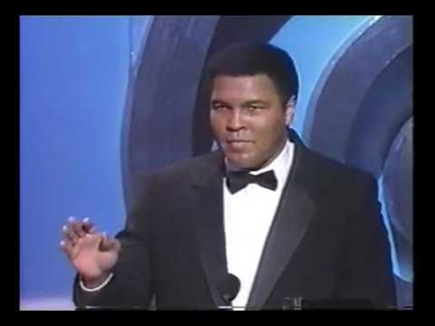 Muhammad Ali honored on stage . The greatest Boxer of All Time