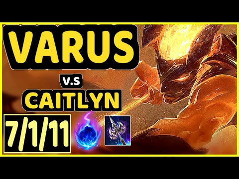SNEAKY (VARUS) vs CAITLYN - 7/1/11 KDA BOTTOM ADC GAMEPLAY - NA Ranked GRANDMASTER