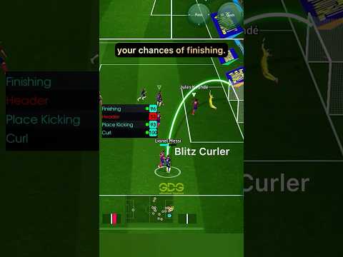 This shooting skill increases your chances of finishing. Blitz Curler 😍😘 #efootball