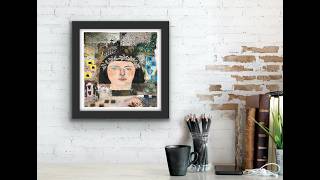Gelli Print And Painting Bohemian Style