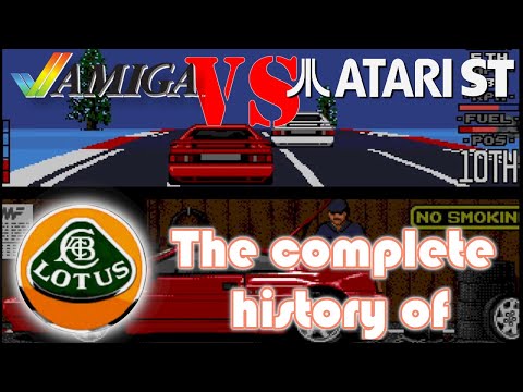 Lotus Esprit Turbo Challenge - New Atari STe VS Amiga version analysed