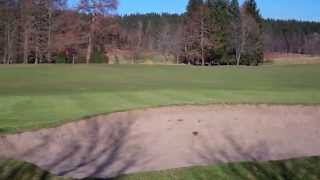 preview picture of video 'February View Golf Course Comrie Perthshire Scotland'