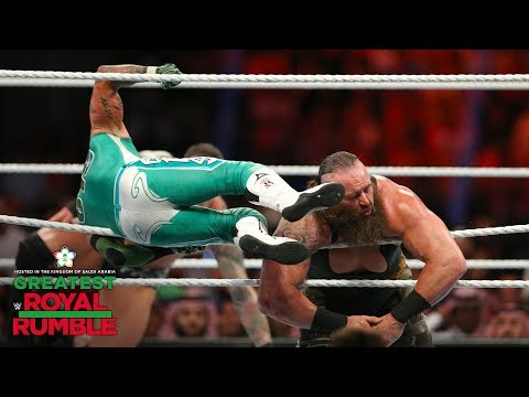 Braun Strowman gets flattened with a 619 and RKO combo: Greatest Royal Rumble (WWE Network)
