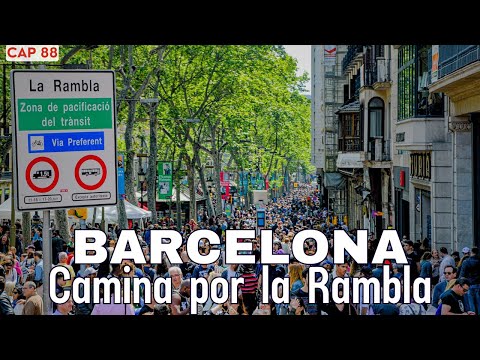 La Rambla, the pedestrian heart of Barcelona