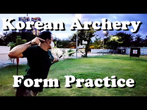 Korean Archery Form Practice