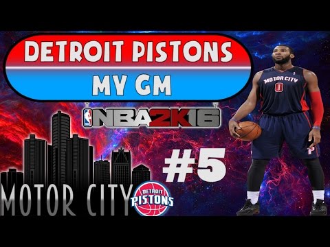 NBA 2K16 Detroit Pistons MY GM Ep. #5 - TAKING L's!