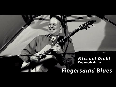 Michael Diehl Fingerstyle Guitar - Fingersalad Blues live @ Songs im Garten Giessen