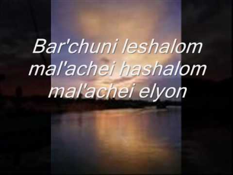 SHALOM ALEICHEM with Lyrics Sung by Susana Allen
