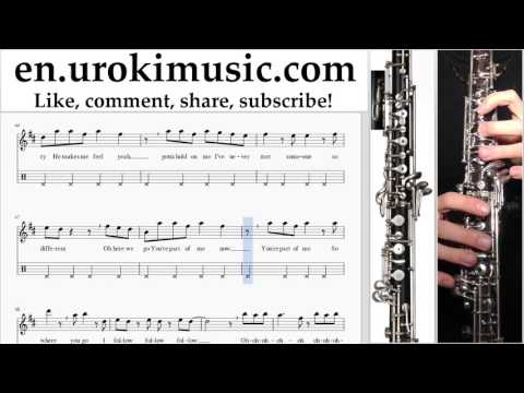 How to Play Oboe Shakira Can't Remember to Forget You Part#2 Melody School Learn Class Course