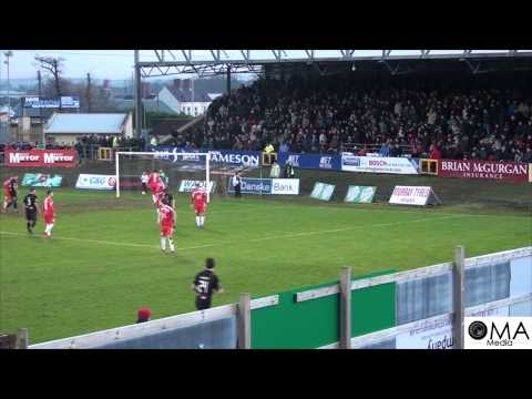 Portadown vs Glentoran - Irish Cup 5th Round