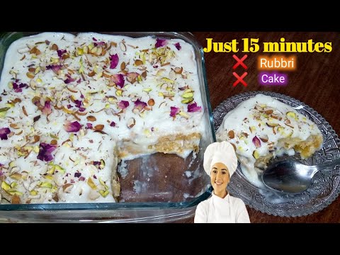 15 Minutes Dessert Recipe With 2 Cups Of Milk | Instant Malai Cake |15 मिनट मे बहुत स्वादिष्ट मिठाई