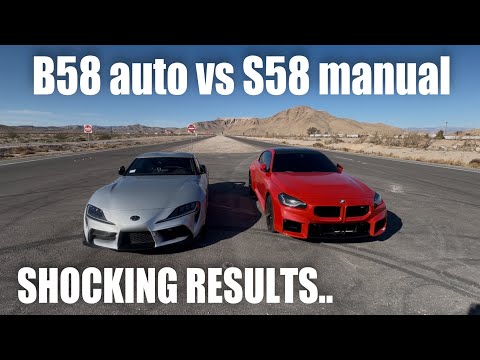 RACE: 2022 Toyota Supra 3.0 vs 2024 BMW M2 Manual!