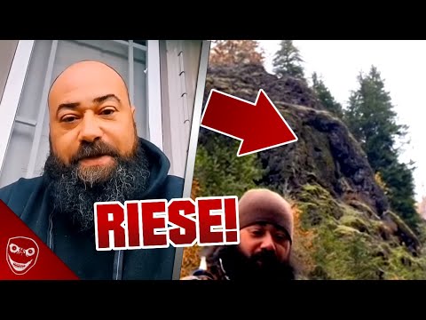Dieser Mann filmte einen Riesen in den Bergen! Internet Mysterium!