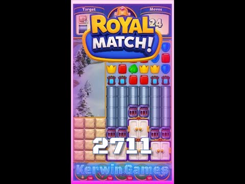 Royal Match Level 2711 - No Boosters Gameplay
