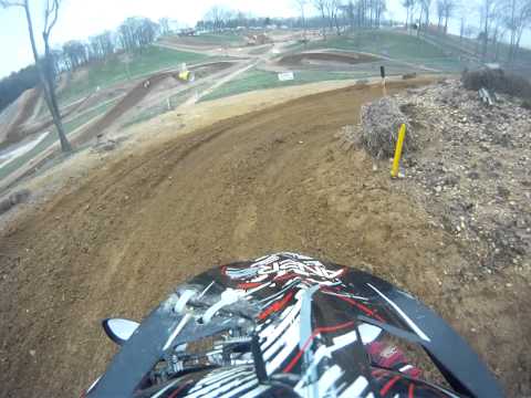 GOPR0 helmet cam at BuddsCreek 3-18-12, supermini moto 1, MDRA series