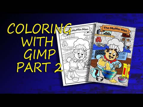 Coloring With Gimp Part 2: Adding Gradients, Patterns, Highlights and Shadows