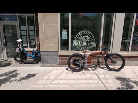 Rayvolt Cruzer V4 E-bike Vintage Iron Cycles in High Park Toronto