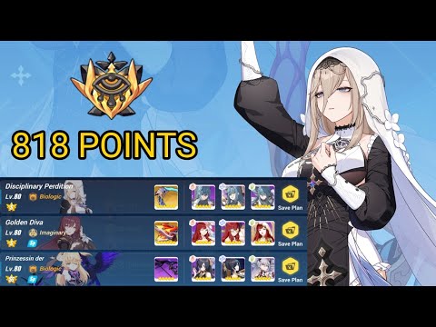Exalted Abyss Agony III D343 Husk-Nihilus Aponia (S1) 818 points | Honkai Impact 3rd |