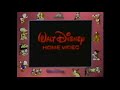 Walt Disney Home Video With Spanish Announcer On Disney Background 1 Short Version RARE 1992
