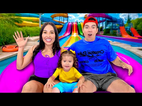 24 HOURS IN A WATER PARK FOR THE FIRST TIME WITH NASYA!