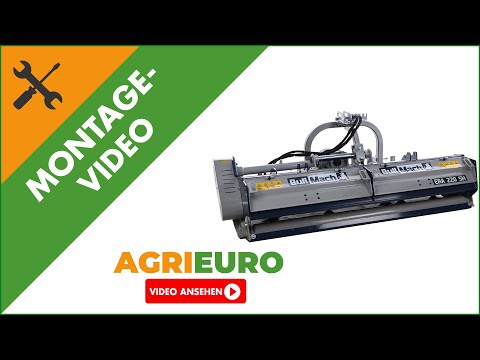 Montagevideo BullMach Era 200 SH - Mulcher für Traktor - schwere Reihe - hydraulische Verschiebung