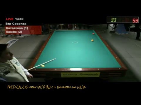 ANIELLO vs CAVAZZANA - 4^PROVA BILIARDO BTP 2016 COSENZA