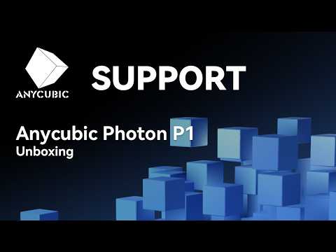 Anycubic Photon P1 Resin 3D Printer: Unboxing