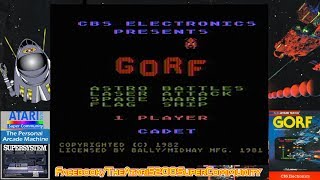 AtariCade 5200 Gorf High Score Attempt