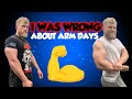 I WAS WRONG ABOUT ARM DAYS | Building Your Tricep & Biceps NATURALLY.