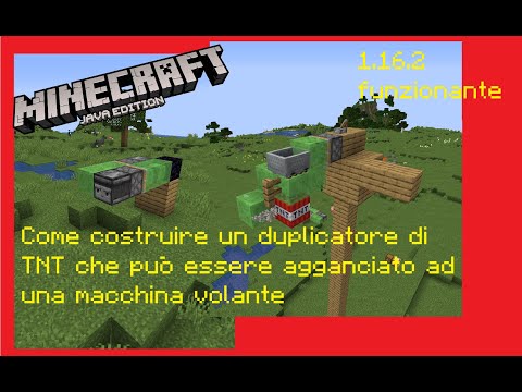 Minecraft|Duplicatore di Tnt e macchina volante