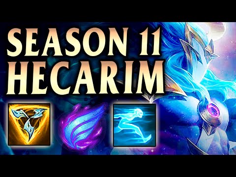 NEW TRIFORCE HECARIM CANNOT BE STOPPED! Cosmic Charger Hecarim Jungle - League of Legends Season 11