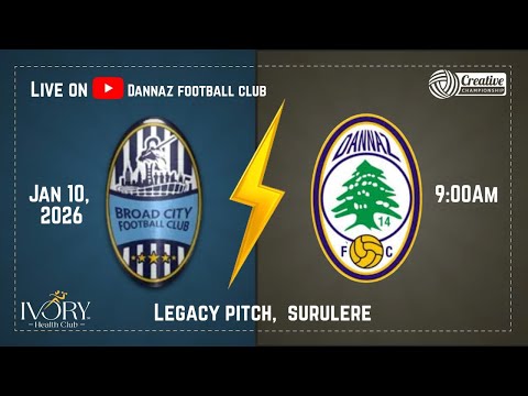 Dannaz FC vs Broad City FC | The Creative Championship 2025/26 | Matchday 12