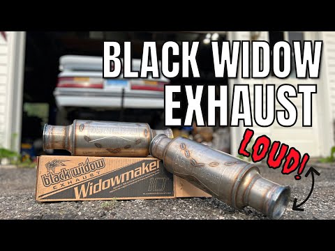 Installing BLACK WIDOW Mufflers on a Foxbody Mustang