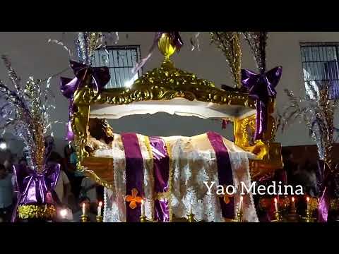 Procesión con el Santo Sepulcro. Semana Santa Tenerife - Magdalena, Colombia 2024.